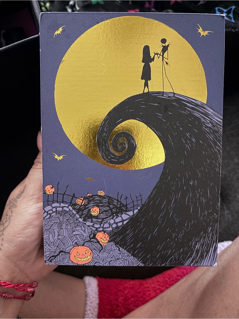 Disney Small Navy Blue Box with Copyright Print